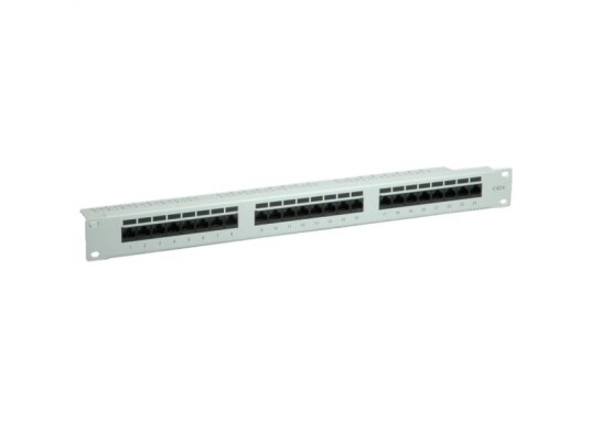 Value 26.99.0355-5 Cat6 U/Utp (Utp) Grå Rackmontering 19U Value 26.99.0355-5 Cat6 U/Utp (Utp) Grå Rackmontering 19U