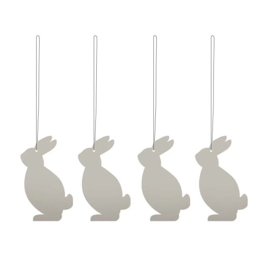 Cooee Design Easter Deco hare påskepynt 4-pakning Sand