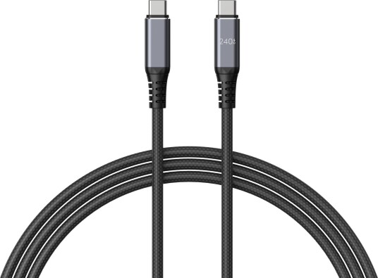 Andersson USB-C - USB-C USB4.0 240W Braided Space Gray 3M