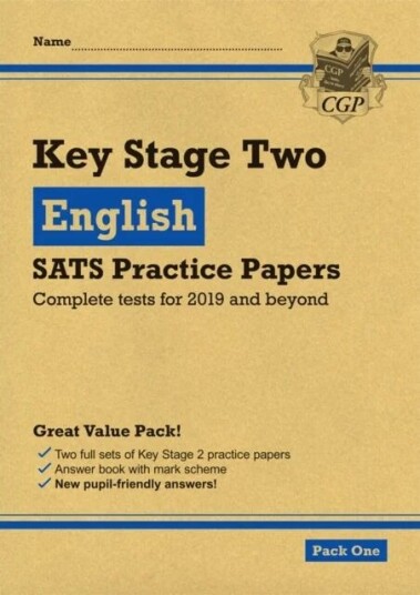 Ks2 English Sats Practice Papers: Pack 1 - For The 2024 Tests (With Free Online Extras) Av Cgp Books