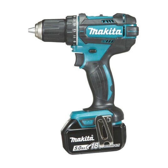Makita DDF482RTJ Borskrutrekker 18V Med Batteri Og Lader Makita DDF482RTJ Borskrutrekker 18V Med Batteri Og Lader