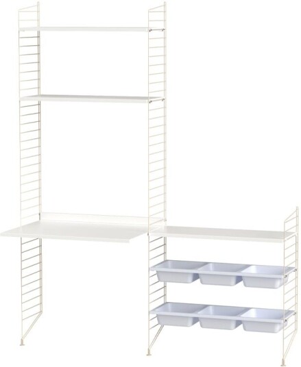 String barnerom hvit & beige Kombinasjon E