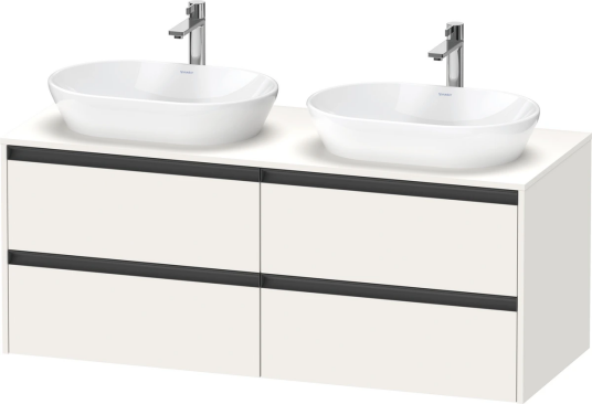 Duravit Ketho.2 Servantskap 4 Skuffer 1400x550 mm Dobbel Hvit Matt