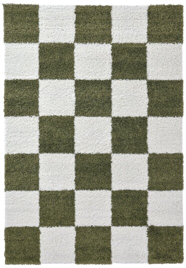 Ryetepper Gordes grønn/hvit Størrelse: 200 x 290 cm