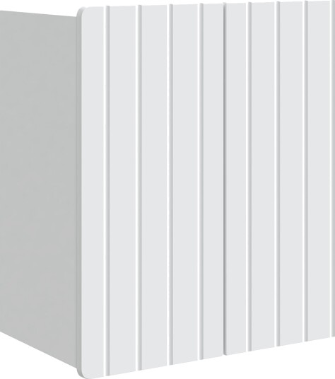 vidaXL Vegghengt skap Hvit 59 x 31 x 64 cm Konstruert tre
