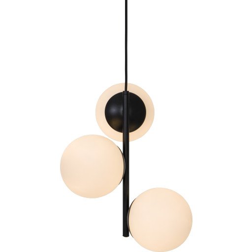 NORDLUX LILLY PENDEL E14, SORT/OPAL