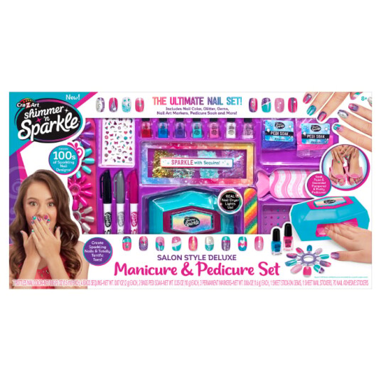 SHIMMER N SPARKLE Shimmer N Sparkle Deluxe Manicure And Pedicure - Multi/patterned - ONE SIZE SHIMMER N SPARKLE Shimmer N Sparkle Deluxe Manicure And Pedicure - Multi/patterned - ONE SIZE