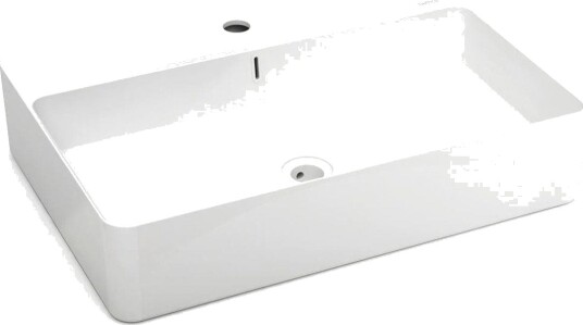 Bathco Santona 60 Vegghengt Servant 60x42x13 cm, med overløp, Hvit