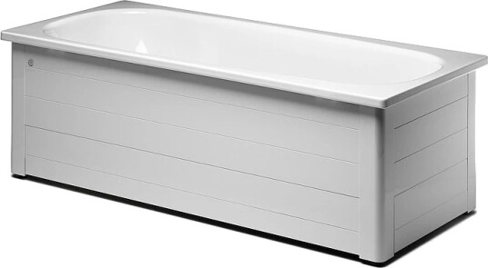GUSTAVSBERG 1504 KOMBI BADEKAR, 1500X700 HVIT