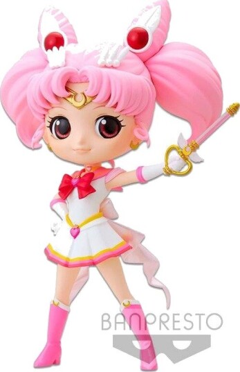 Banpresto Sailor Moon Eternal Chibi Moon Kaleidoscope Q Posket Figur 14 cm