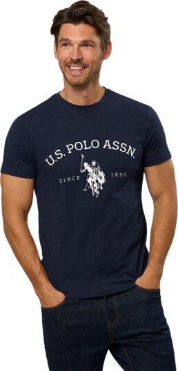 U.S. Polo Assn. Uspa T Shirt Archibald Men Navy S