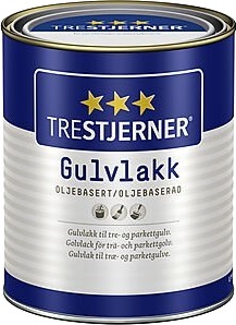 Trestjerner gulvlakk oljebasert halvblank 075 liter