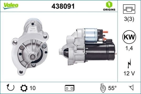 VALEO 438091 Starter VALEO 438091 Starter