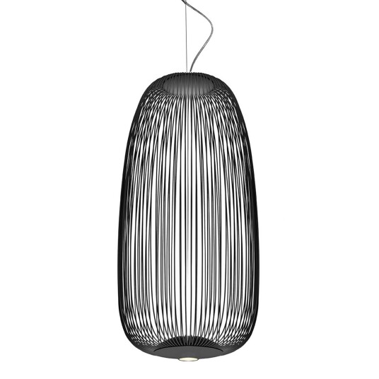 Spokes LED 1 Pendel Med Dimmer Grafit