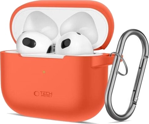Tech Protect Silicone Hook Case for Apple AirPods 3 Orange