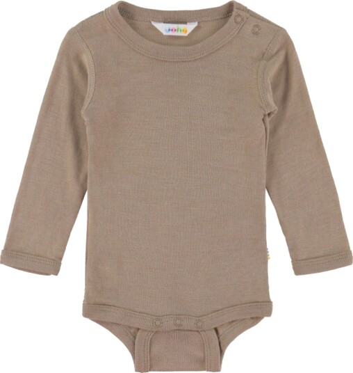 Joha Body I/e Ull/Silke Mørk Beige Joha 70 Langermet Body