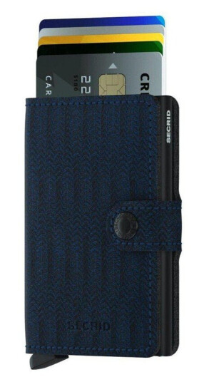 Secrid Miniwallet lommebok m/kortholder dash navy Secrid Miniwallet lommebok m/kortholder dash navy