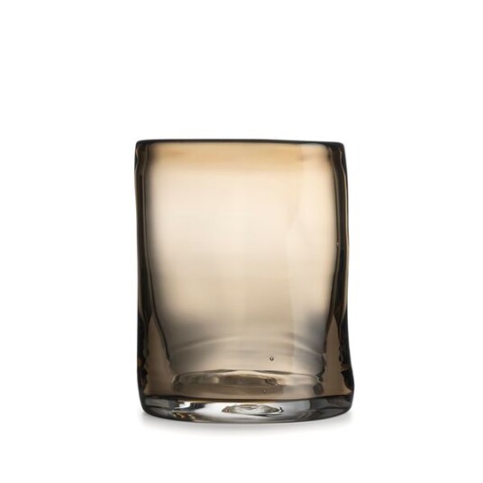 Hadeland Glassverk Sine Vase H20,5 cm Kakao