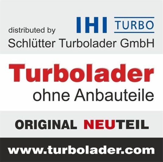Turbolader SCHLÜTTER TURBOLADER 172-00088