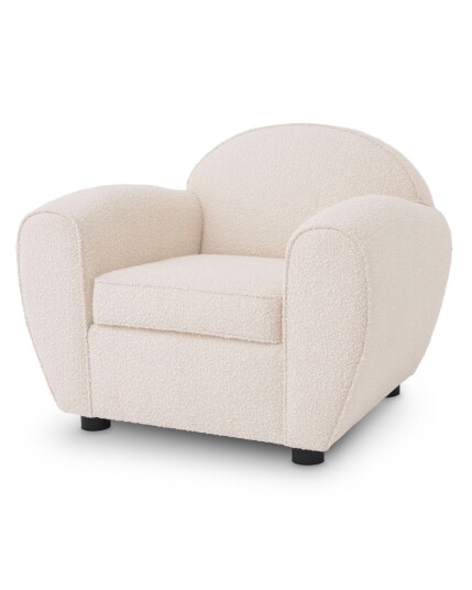 Emerson fåtölj bouclé cream