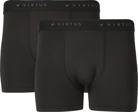 Virtus Ontel V2 Boxer Shorts 2 Pack Black XXXL