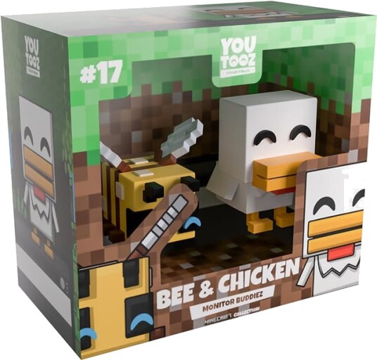 YouTooz Minecraft actionfigur Bee & Chicken