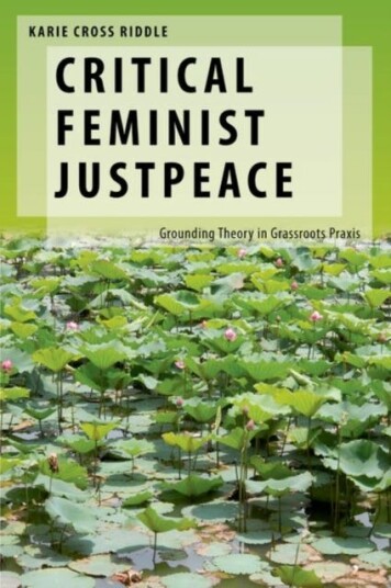 Critical Feminist Justpeace Grounding Theory in Grassroots Praxis