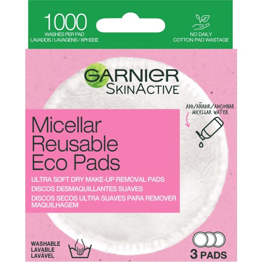 Garnier Activ Micellar Reusable Eco Pads 3stk