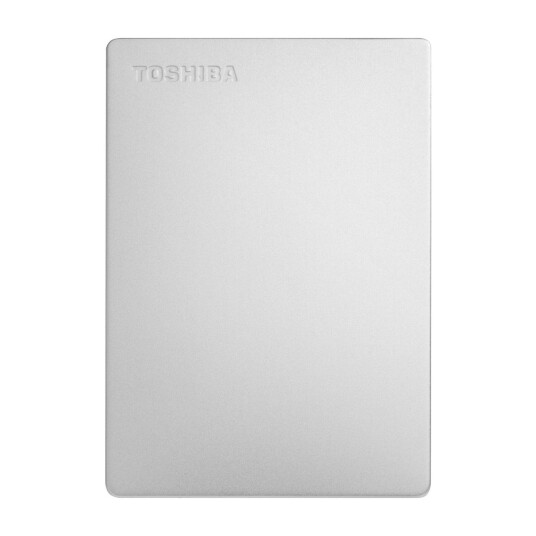 Toshiba Canvio Slim 1TB Ekstern Harddisk USB 3.2 Sølv Toshiba Canvio Slim 1TB Ekstern Harddisk USB 3.2 Sølv