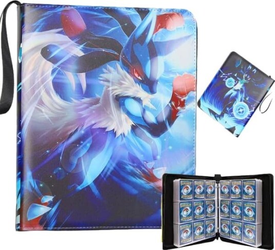 Samlealbum for Samlekort Lucario 9 Ruter 50 Sider 900 Kort