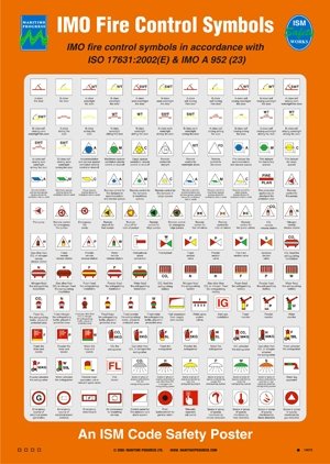 Jo Safety IMO Fire Control Symbols 480 x 330 mm 125233