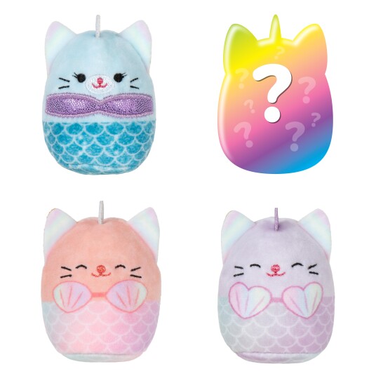 Squishville S5 Plysjbamse 4Pakning 5cm Mercaticorn Squad