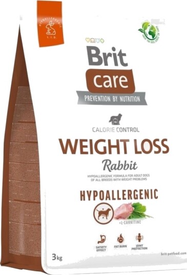 Brit Care Hypoallergenic Hundemat for Vekttap med Kanin 3 kg