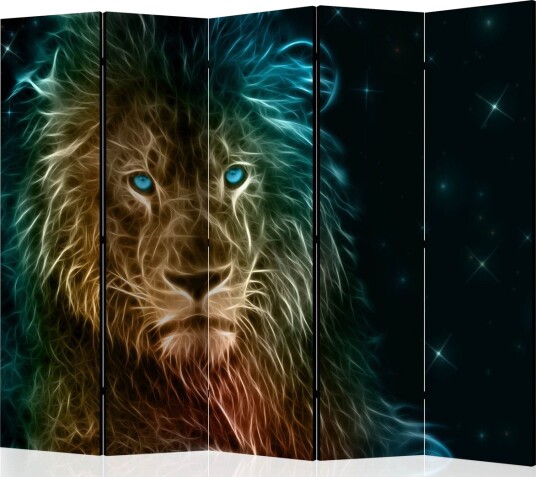 Room Divider - Abstract Lion ... II 225x172 - Artgeist sp. z o. o.