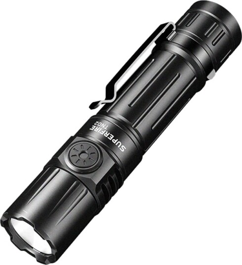 Superfire Lommelykt Tn02, 1800 Lm, Usb-C Superfire Lommelykt Tn02, 1800 Lm, Usb-C