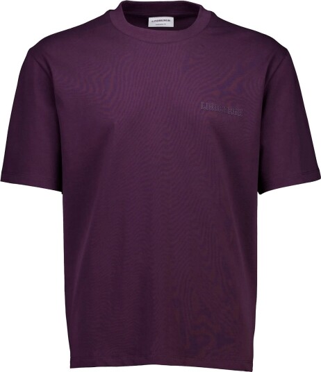 Lindbergh Oversized Logo Tee S/S DEEP Purple S