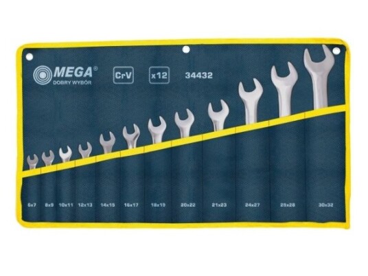 Mega Flatnøkkelsett 6-32Mm 12 Stk. (34432)