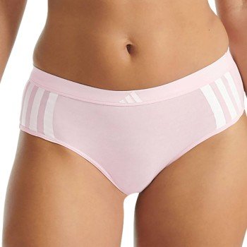 adidas Truser Sport Active Essentials 3 Stripes Hipster Lysrosa bomull Small Dame