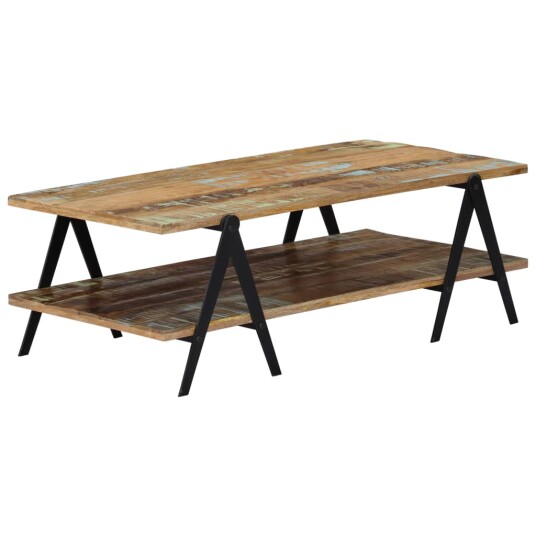 Salongbord 115x60x40 cm gjenvunnet heltre 8719883570174