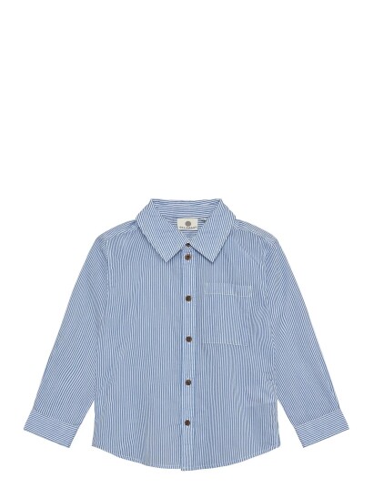En Fant Shirt Ls Stripe Blue 140 En Fant Shirt Ls Stripe Blue 140