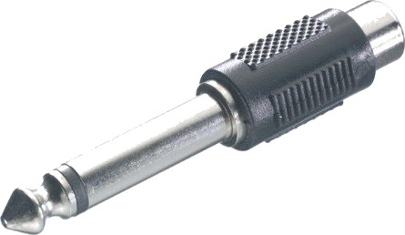 Vivanco 46049 6.3Mm Rca Svart