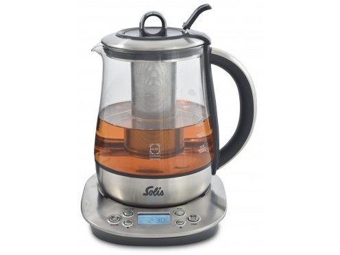 Solis 5515 Digital Vannkoker 1,2 L med Justerbar Termostat i Rustfritt Stål og Glass Solis 5515 Digital Vannkoker 1,2 L med Justerbar Termostat i Rustfritt Stål og Glass