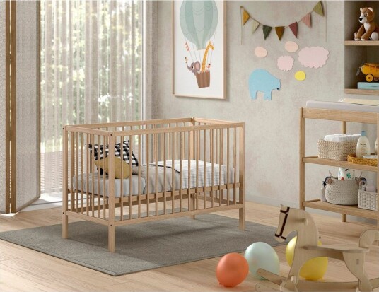 Spjälsäng Jaxx Dino 60x120 cm Jaxx Natural