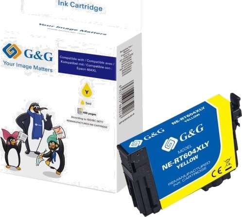 G&G Blekkpatron Kompatibel Med Epson 604Xl Gul