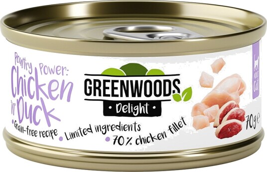 Greenwoods Våtfôr Delight Med And Kyllingfilet 6 X 70 G Greenwoods Våtfôr Delight Med And Kyllingfilet 6 X 70 G