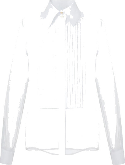 Elisabetta Franchi Dame Bluser & Skjorter Hvit L, Elisabetta Franchi Dame Bluser & Skjorter Hvit L,