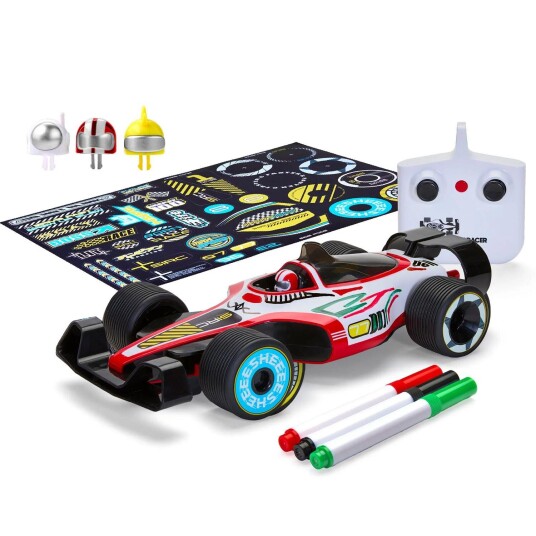 Skarpere Bilde RC Formel Flex Racer Radiostyrt Bil 6+ År Skarpere Bilde RC Formel Flex Racer Radiostyrt Bil 6+ År