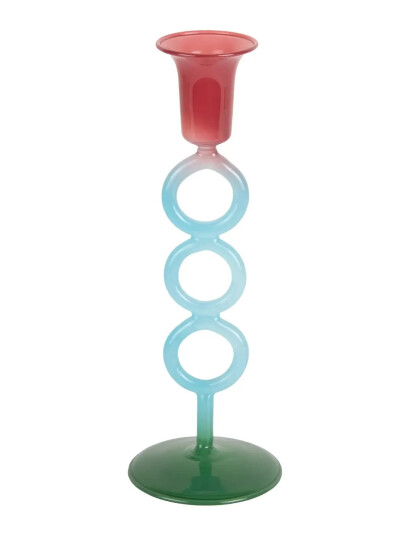 present time Candle Holder Anillo Vivo Medium - Multi/patterned - H 21CM