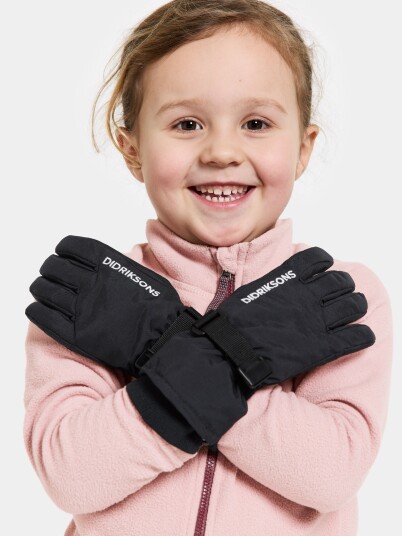 Didriksons Biggles Hansker Black 6-8 år Didriksons Biggles Hansker Black 6-8 år