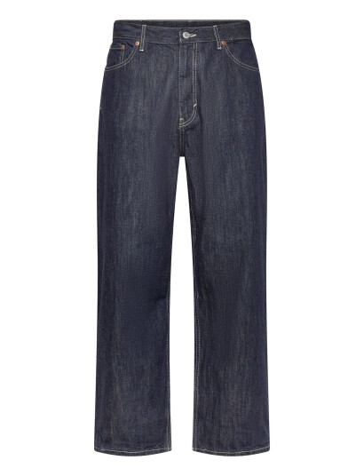 Weekday Galaxy Loose Straight Leg Jeans   Navy   32 x 34